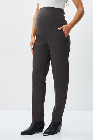 Брюки для беременных 17111 темно-серый