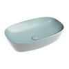 Ceramica Nova Element CN6049MLG Умывальник чаша накладная овальная, 60x38, цвет: зеленый матовый