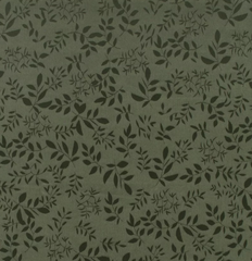 Атлас жаккард "Моар" веточки, 100 г/м2, ш. 150 см, хаки