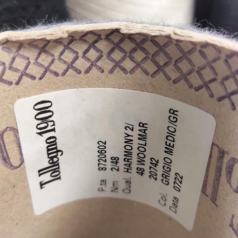 Меринос экстрафайн Tollegno 1900 Harmony 2/48 серый