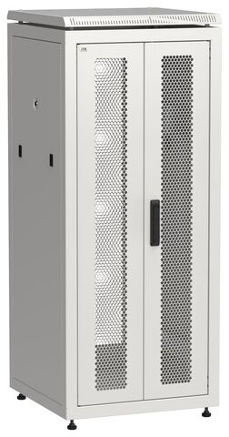 ITK LINEA N 28U 600х600мм перф. дв. задн. распашн. перф. сер