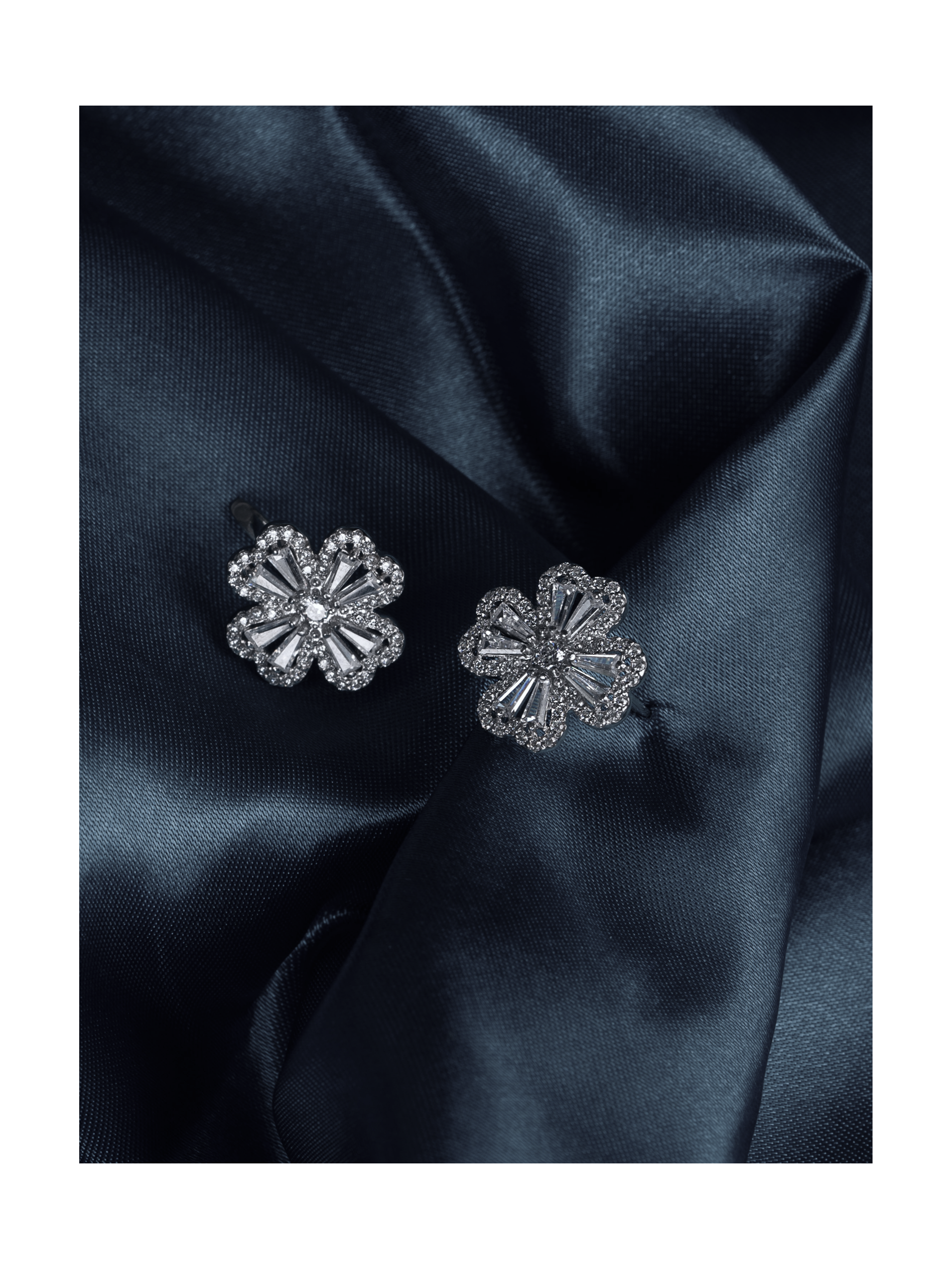 Серьги Фантазийный клевер