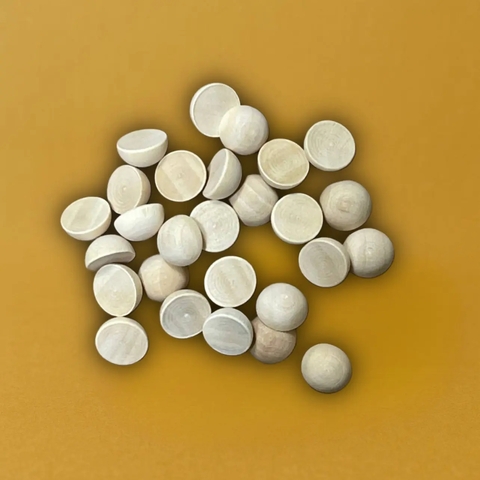 деревянные полубусины 10мм,упаковка 25шт