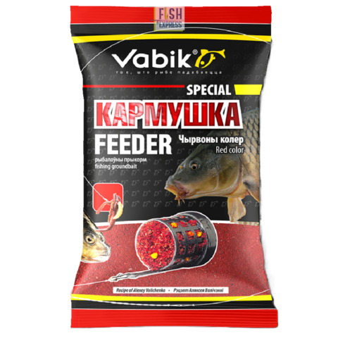 Прикормка Vabik SPECIAL Фидер Красный 1кг 10 шт/уп.