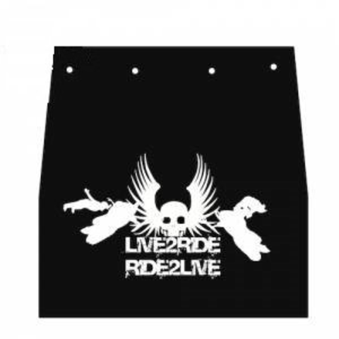 Live to ride (Брызговик для снегохода)