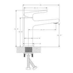 Смеситель для раковины Haiba HB10831-8 белый
