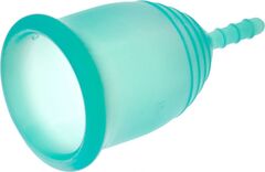 Бирюзовая менструальная чаша Clarity Cup S - 