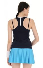 Топ теннисный Lotto Top W IV Tank 2 - blue atoll/navy blue