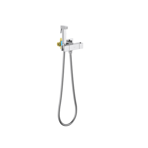 Aquatek AQ1028CR AQ1028CR ЛИБРА комплект для гигиенического душа термостатический встроенный (смеситель + гигиеническая лейка + шланг)