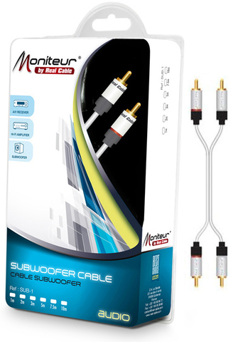 Real Cable 2RCA-1, 5m, кабель межблочный