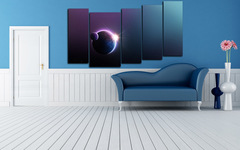 Модульная картина "Затмение"