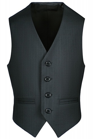 Серый школьный жилет STENSER на рост 164-188