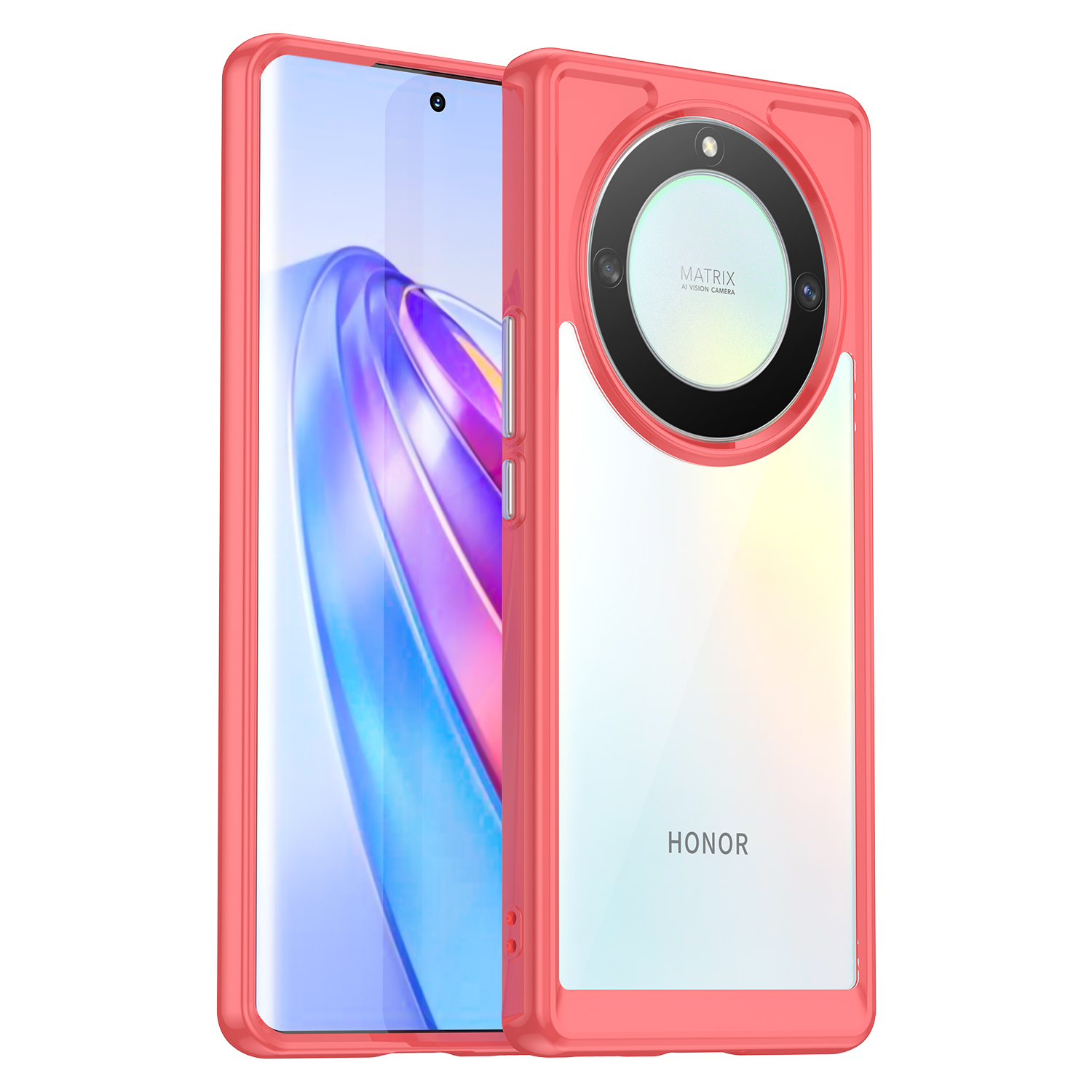 ✓ Усиленный чехол с мягкими рамками красного цвета для Honor X9A с 2023  года, мягкий отклик кнопок - купить по отличной цене 🤑 в интернет магазине  caseport в Москве и СПб