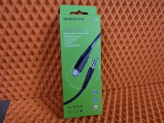 Аудиокабель AUX - Type-C Borofone BL8 черный 1 м