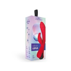 Вибратор кролик Lepus, цвет алый