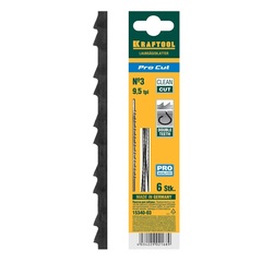 KRAFTOOL Pro Cut, 130 мм, 6 шт, полотна для лобзика (15340-03)
