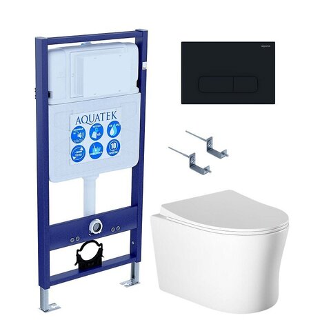 Унитаз с инсталляцией SET AQUATEK НИКА-017 4в1