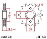 Звезда передняя (ведущая) JT JTF339.16 VFR800 CBR1100 CBR1100XX CB1300