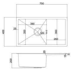 Мойка Emar EMB-124 Satine