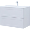Aquanet 323185 Тумба с раковиной Терра 90 цв.белый матовый (323185)