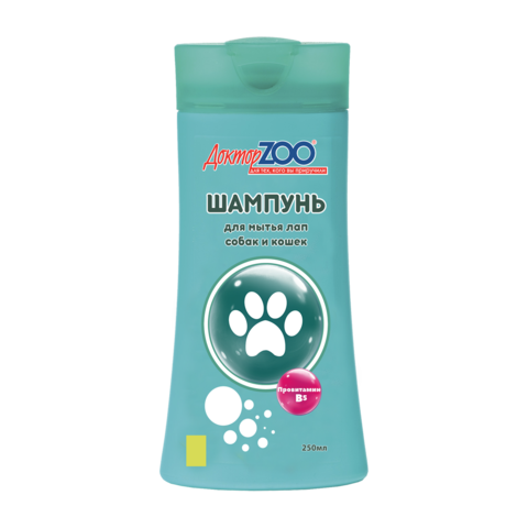 Доктор ZOO Шампунь для собак и кошек для мытья лап
