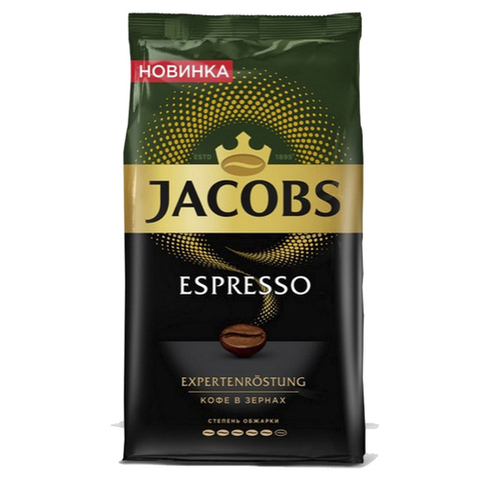 купить Кофе в зернах Jacobs Espresso, 1 кг (Якобс)