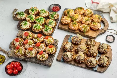 Фуршетный набор тарталеток  «Неизбежность», 40 шт.