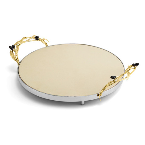 Камень для пиццы 47х38см Michael Aram Золотая оливковая ветвь