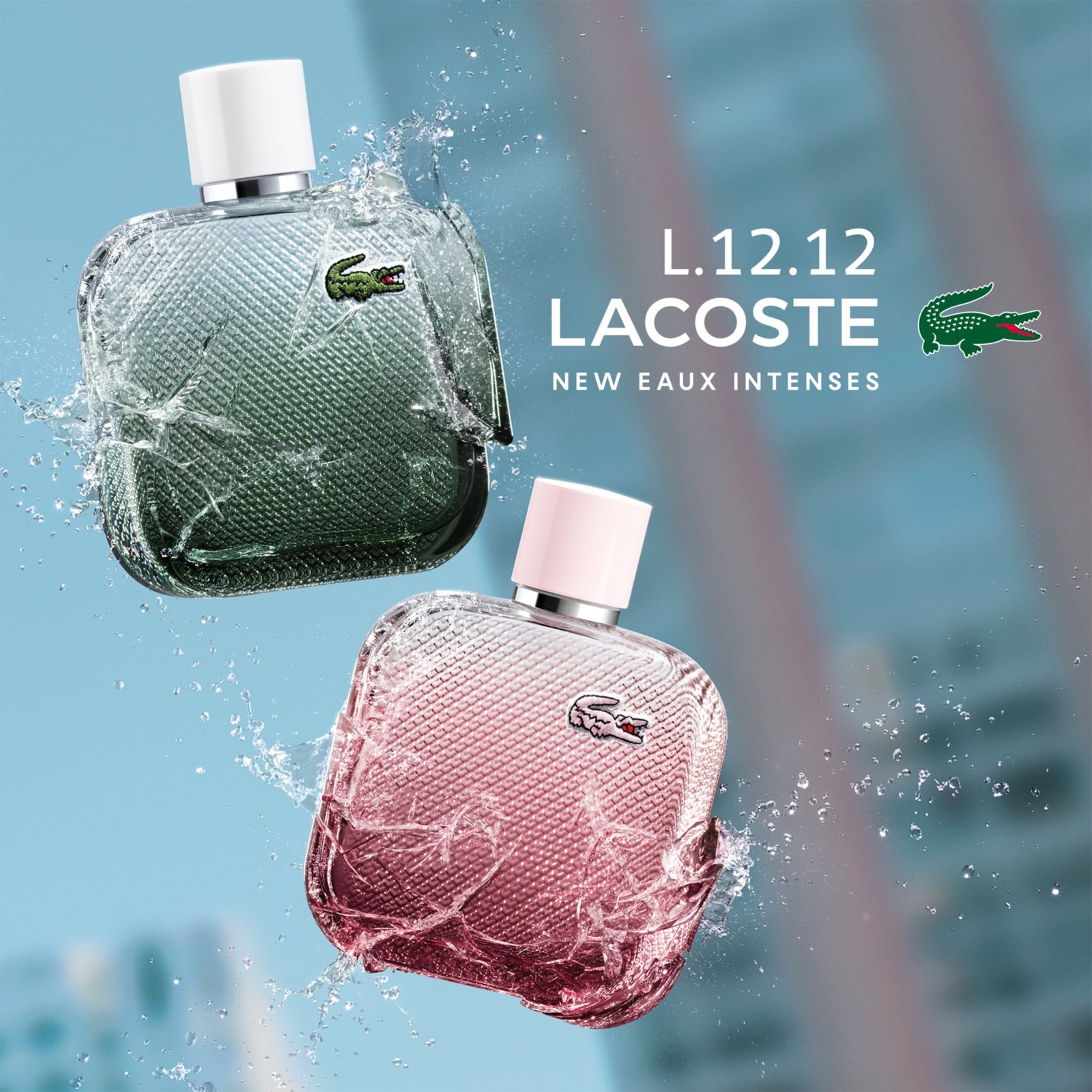 Lacoste L.12.12 Blanc Eau Intense туалетная вода для мужчин купить в Москве  | Доставка по России.