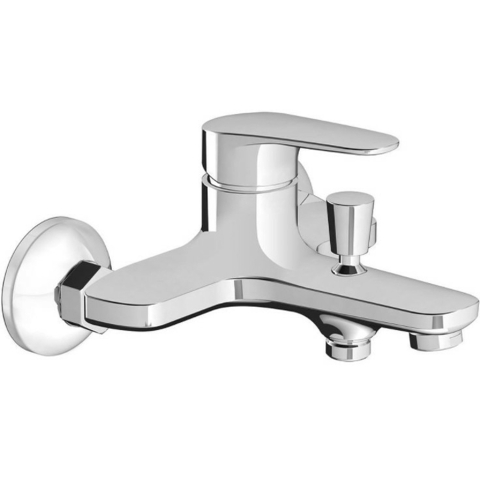 Villeroy&Boch O'Novo Start TVT10550111061 Смеситель для ванны и душа, Villeroy&Boch, O.Novo Start, тип открывания воды-рычажный, тип регулирования воды-керамический картридж, тип установки-настенный, отверстия для монтажа-2, вынос излива, мм-147,5, ц