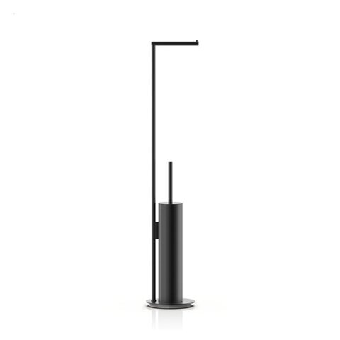 Decor Walther 0522360 Decor Walther Mikado SBK Напольная стойка с ершиком и бумагодержателем, цвет: черный матовый