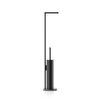 Decor Walther 0522360 Decor Walther Mikado SBK Напольная стойка с ершиком и бумагодержателем, цвет: черный матовый
