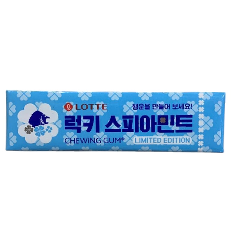Жевательная резинка классическая мята Lotte Spearmint, 26 гр