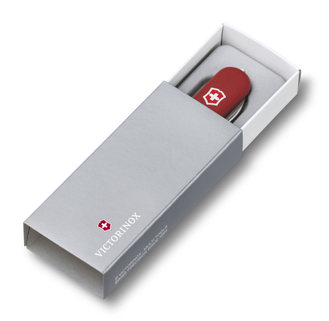 Нож-брелок Victorinox Midnight Manager@work, USB 16 Гб, 58 мм, 10 функций, красный полупрозрачный