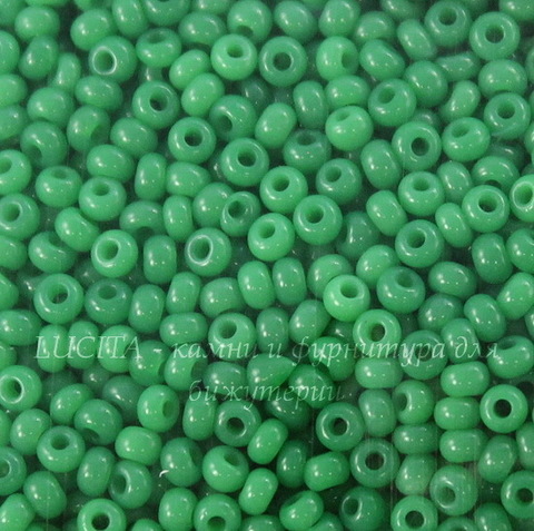 52240 Бисер 8/0 Preciosa Керамика бирюзово-зеленый