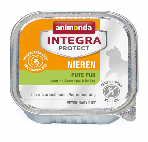 Animonda Integra Protect Renal консервы c индейкой для взрослых кошек при ХПН 100г