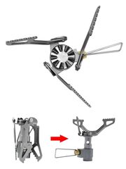 Горелка газовая туристическая титановая BRS-3000T