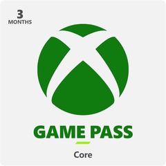 Xbox Game Pass Core (абонемент на 3 месяца, Xbox Store) [Цифровой код доступа]