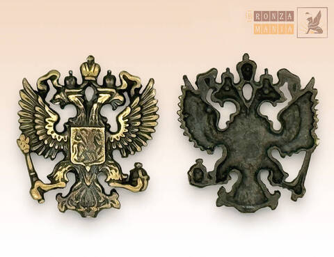 накладка Герб России 2х2 см