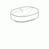 Geberit VariForm Раковина с установкой на столешницу эллиптической формы, 60х45 см, с отв. под смеситель, с отв. перелива