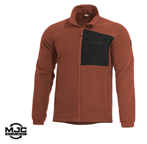 Maroon fleece jacket hot sale