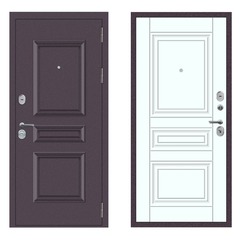 Купить Входная дверь М53 букле опал ФЛ-10 velluto bianco