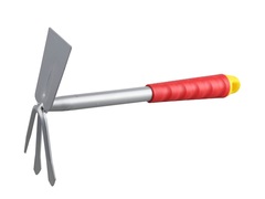 GRINDA 305 мм, 3 зубца, прямое лезвие, коннекторная система, садовая мотыжка (8-421435)