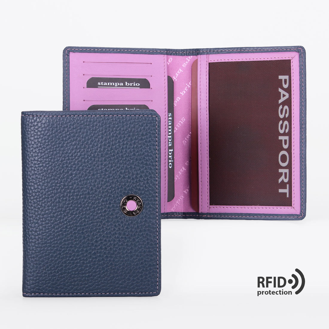 268 R - Обложка для паспорта с RFID защитой