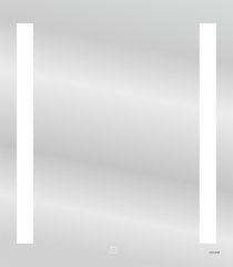 ЗЕРКАЛО LED 020 BASE 70*80, С ПОДСВЕТКОЙ