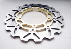 Передние диски для Yamaha XJ6 DIVERSION / YZF R3/ YZF R6 / MT-03 /MT-09 / MT-07 / FZ6 / MXT / XSR 900/ XV 1900 / золотые / вариант 2
