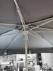 Зонт профессиональный Kiwi Clips, белый, серый