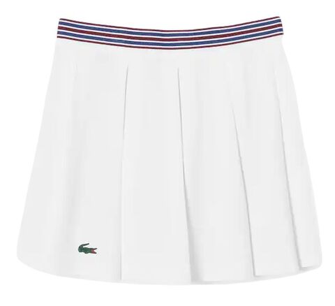Теннисная юбка Lacoste Piqu_ Sport Skirt with Built-In Shorts - white