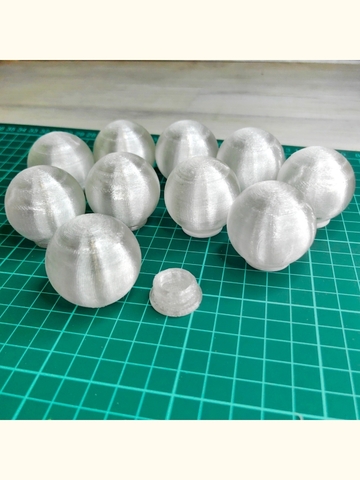Плафоны без основания на резьбе D 5см. 10шт
