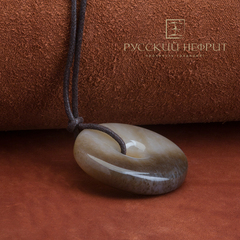 Диск Би. Табачно-медовый нефрит.